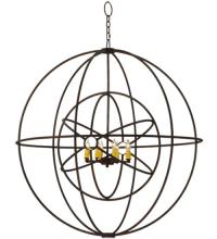 Meyda Black 129407 - 43"W Atom Enerjisi 8 LT Chandelier