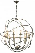 Meyda Black 139969 - 36"W Atom Enerjisi 12 LT Chandelier