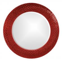 Howard Elliott 21143R - Bergman Mirror - Glossy Red